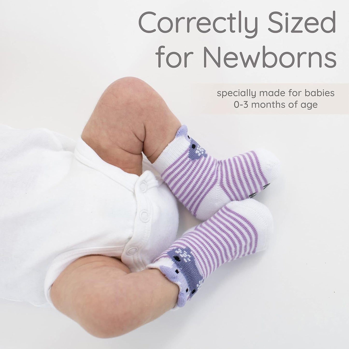 Baby Sock Gift Set - 7 Unique Pairs, Cute & Funny Unisex Newborn Gifts for Baby Showers & Registries