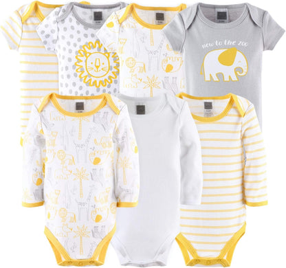 Newborn Layette Gift Set for Baby Boys or Girls - 23 Piece Gender Neutral Newborn Clothes & Accessories Set - Safari Themed